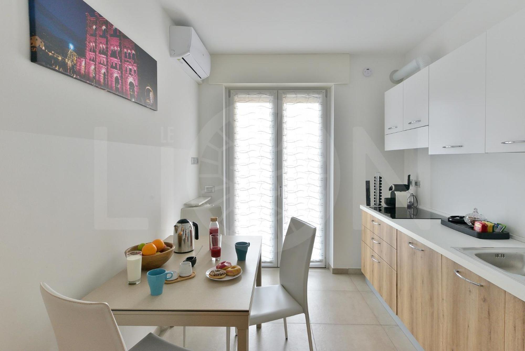 Le Lion Apartments - Lys Family Apartment Aosta Exterior photo
